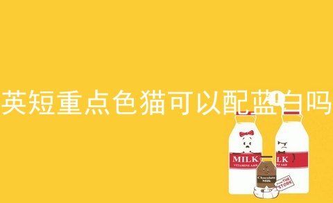 <a href=/cat/13.html target=_blank class=infotextkey>英短</a>重点色猫可以配蓝白吗