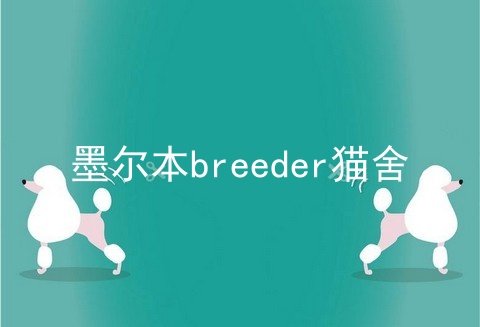 墨尔本breeder猫舍