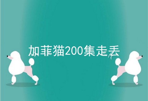 加菲猫200集走丢