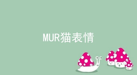 MUR猫表情