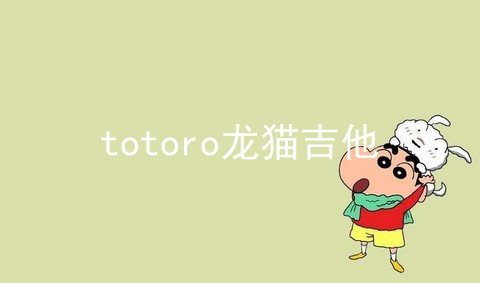 totoro龙猫吉他