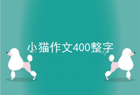 小猫作文400整字