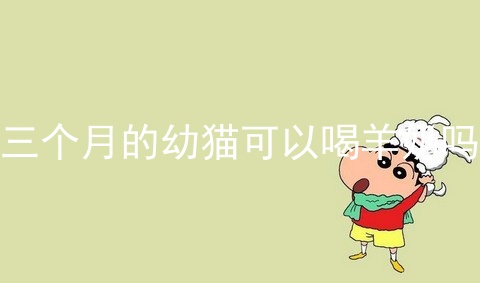 三个月的幼猫可以喝羊奶吗