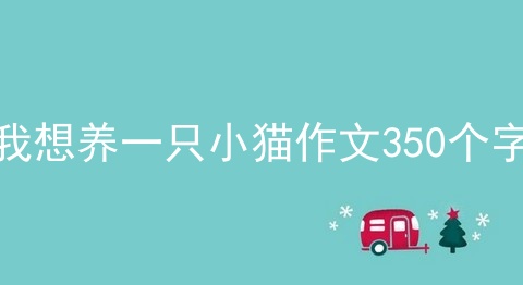 我想养一只小猫作文350个字