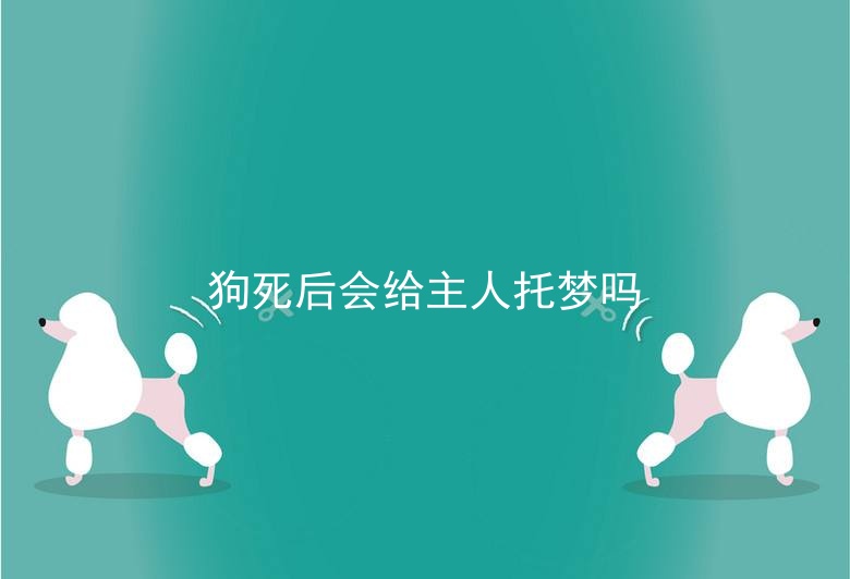 狗死后会给主人托梦吗