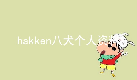 hakken八犬个人资料