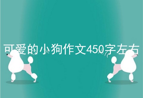 可爱的小狗作文450字左右