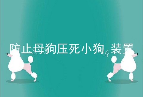 防止母狗压死小狗 装置